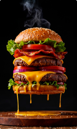 Double Bacon Cheeseburger
